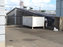 電気工事会社コンテナ